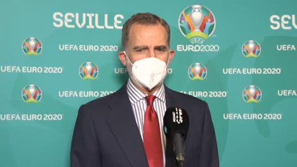 Felipe VI confía en el estreno de la selección en la Eurocopa: "Son magníficos jugadores"