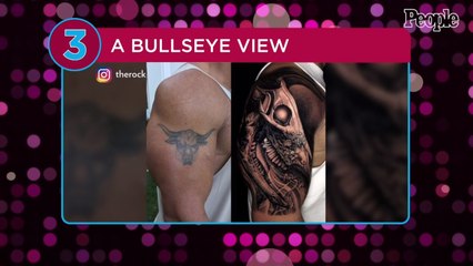 Dwayne Johnson Enhances Bull Tattoo on His Arm with Over 30 Hours of 'Pretty Challenging' Inking