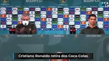 Cristiano Ronaldo retira dos Coca-Colas
