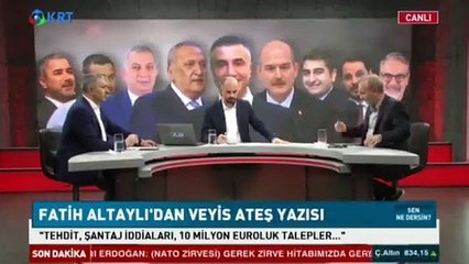 "Ses kaydı var" açıklaması; Habertürk sunucusu Veyis Ateş, firari Sezgin Baran Korkmaz'dan 10 milyon euro istedi mi?