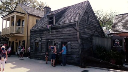 The Oldest Wooden Schoolhouse in America (St Augustine, FL) - 4K UHD VLOG Video Tour & Review