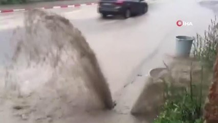 Karabük'te metrekareye 20 kg yağış düştü, ev ve bahçeleri su bastı