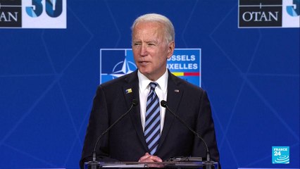 Biden rallies NATO support ahead of confrontation with Putin