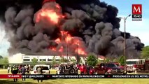 Incendio en una planta química de Illinois, Estados Unidos