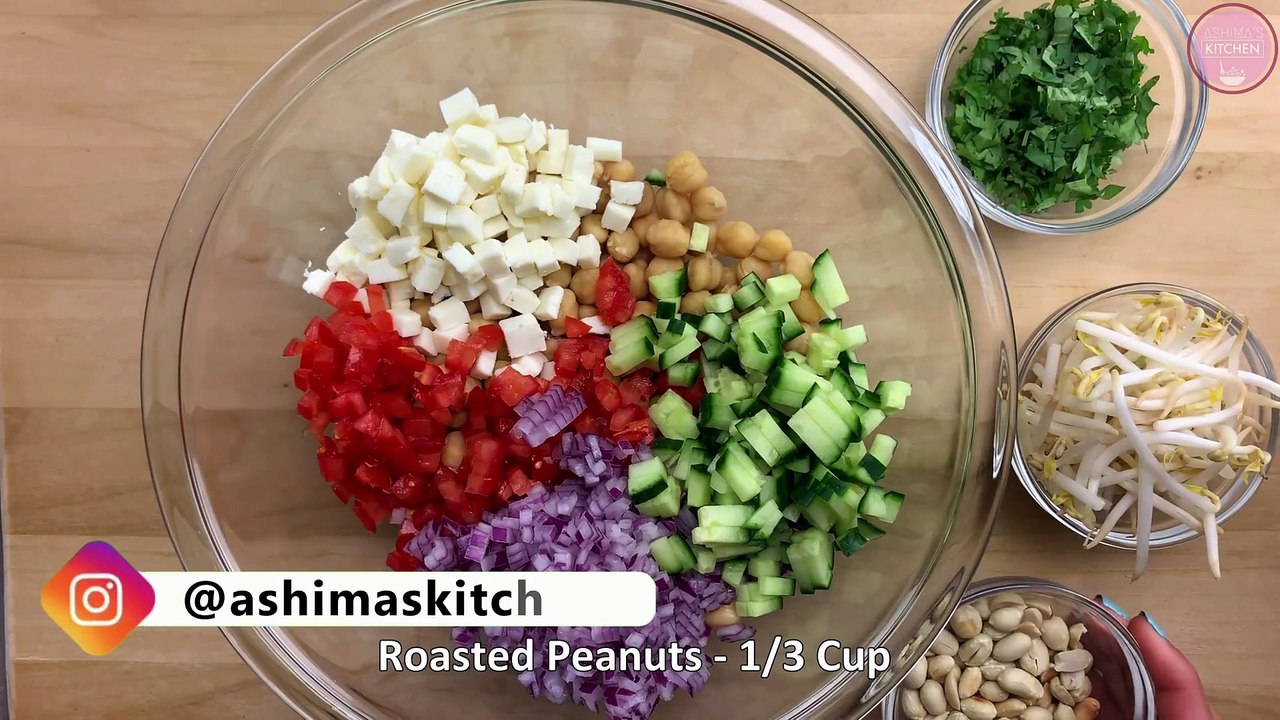 High Protein Salad | Weight Loss Recipe | Chickpea Salad
