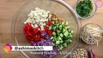 High Protein Salad | Weight Loss Recipe | Chickpea Salad