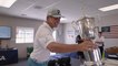 Bryson DeChambeau Arrives at Torrey Pines, Returns U.S. Open Trophy