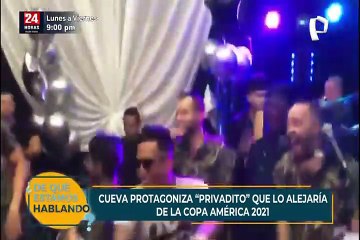 ¿Christian Cueva fue captado en una fiesta COVID días antes de viajar a Brasil?