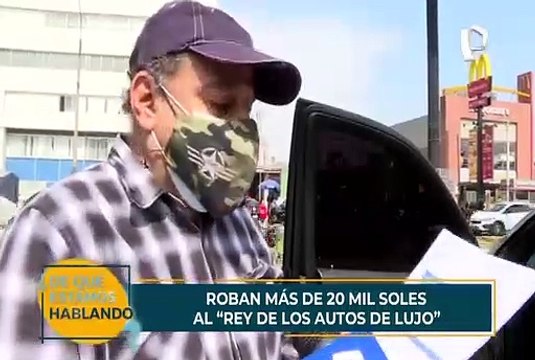 Roban más de 20 mi soles a empresario conocido como el 'Rey de los autos de lujo'