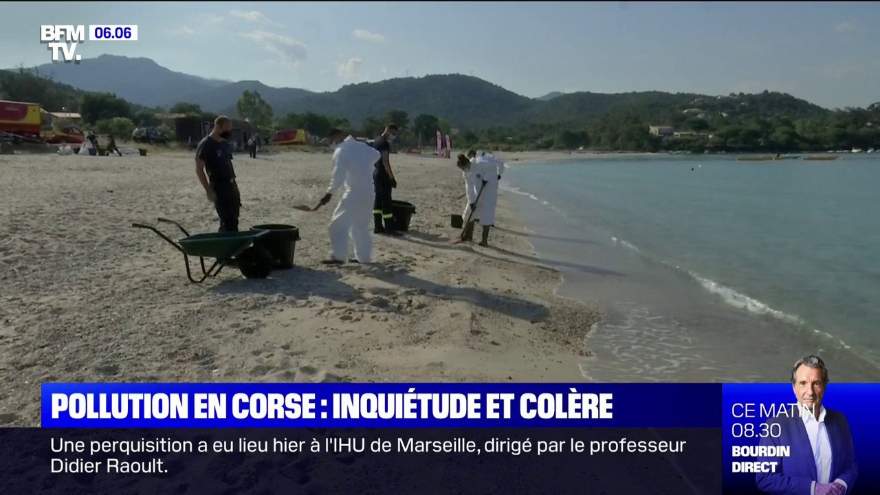 Des boulettes d'hydrocarbures continuent d'arriver sur les plages de Corse
