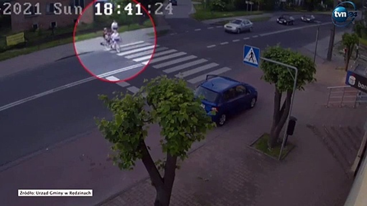 Un conducteur double à un passage piétons et frôle un enfant de 11 ans (Pologne)