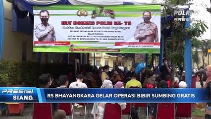 RS Bhayangkara Polri Gelar Operasi Bibir Sumbing dan Vaksinasi Massal Gratis