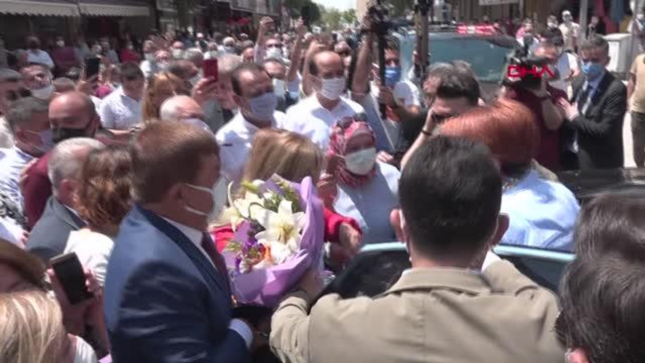 ADANA Akşener, Adana Büyükşehir Belediye Başkanı Zeydan Karalar' ı ziyaret etti