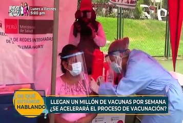 Llegan un millón de vacunas por semana: ¿se acelera el proceso de vacunación covid-19?