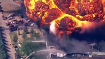 Vídeo: Fábrica de produtos químicos explode nos Estados Unidos