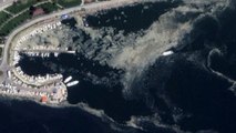 İstanbul'daki müsilaj uzaydan görüntülendi