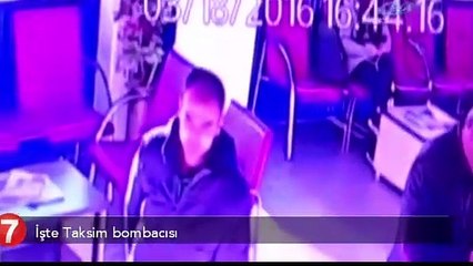 Taksim bombacısının son görüntüleri!