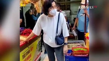 Bertemu Pedagang, Sri Mulyani Jelaskan Tidak Kenakan Pajak Sembako di Pasar Tradisional