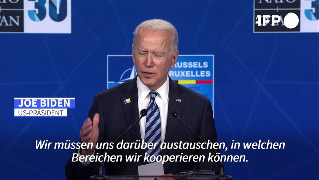 Biden will Putin 'rote Linien' aufzeigen