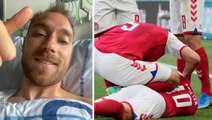 EURO 2020 maçında kalp krizi geçiren Eriksen'den 3 gün sonra ilk mesaj: İyi hissediyorum