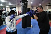 ŞANLIURFA - Genç kick boksçu Fatma Nursev Akaltun'un hedefi dünya şampiyonluğu