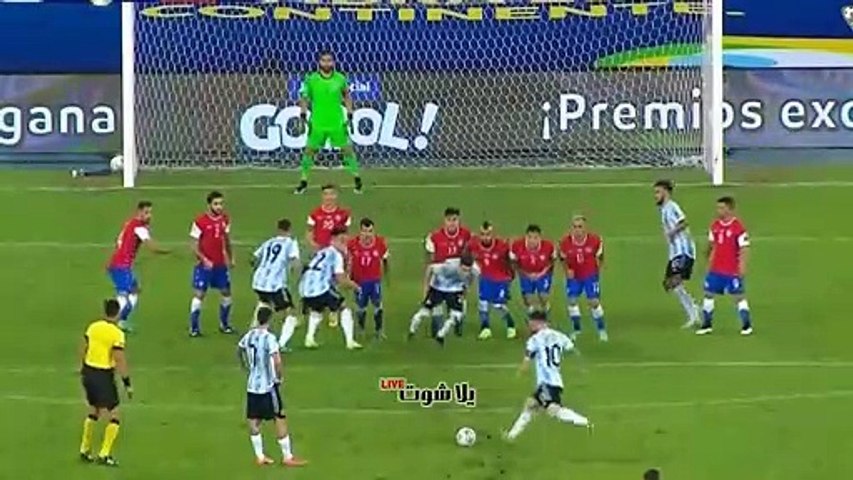 اهداف مباراة الارجنتين وتشيلي بتاريخ 13-06-2021 كوبا أمريكا 2021