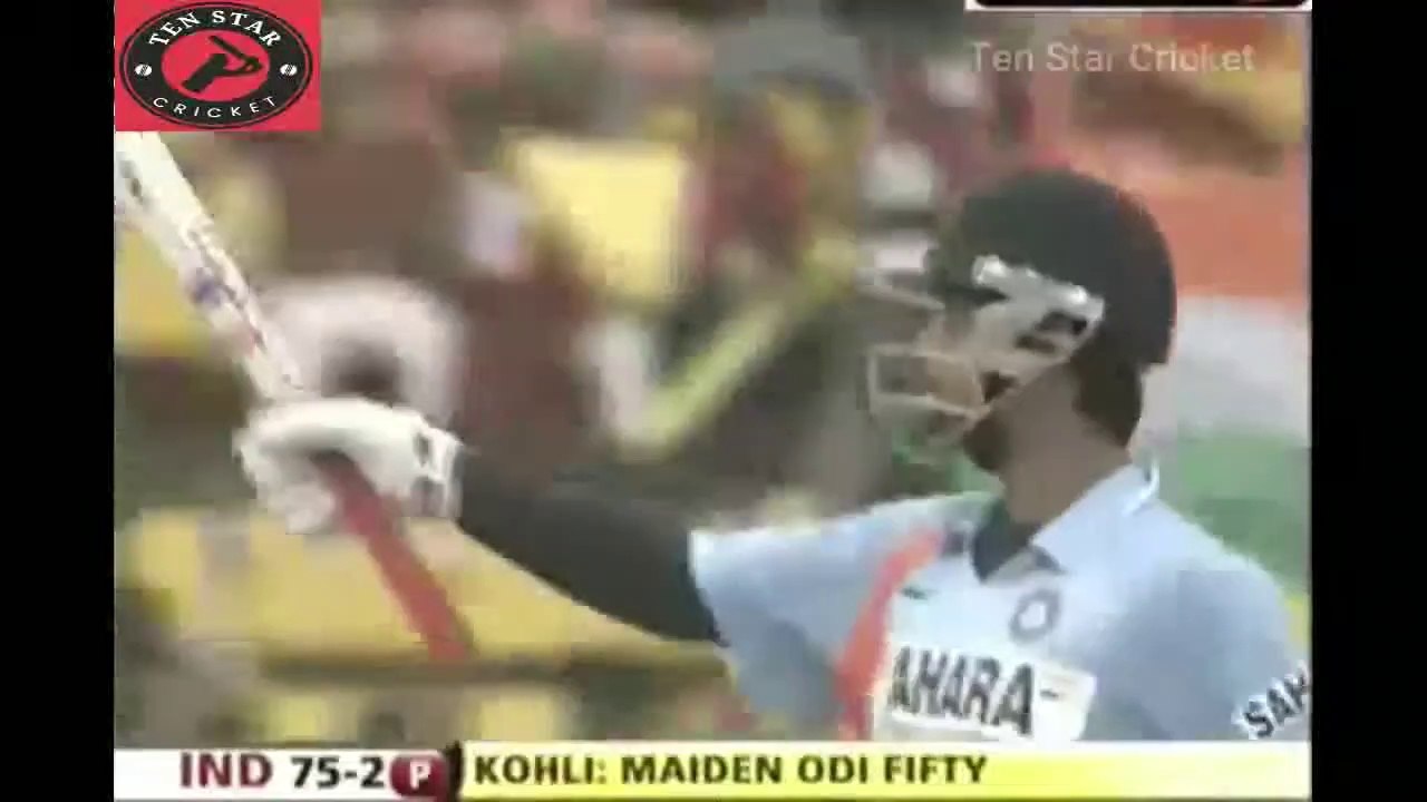 Virat Kohli first ODI fifty 54(66) vs Srilanka @Colombo