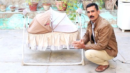 Automatic Baby Cradle | Electronic Baby Cradle/Jhula Review Unboxing & Price | Auto Swing Baby Cradle