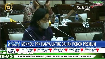 Menkeu Sebut PPN Hanya untuk Sembako Premium