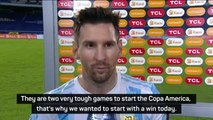Messi disappointed with draw as Chile stars hail Argentina's number 10
