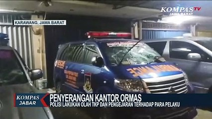 Ratusan Orang Di Karawang Rusak Kantor Ormas