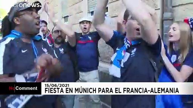 NO COMMENT | Fiesta en Múnich para el Francia-Alemania de la Eurocopa