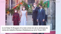 Letizia et Felipe d'Espagne complices et tactiles ! Rares gestes tendres pour une grande occasion