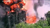 ΗΠΑ: Μεγάλη φωτιά σε εργοστάσιο χημικών