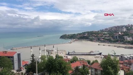 ZONGULDAK'TA DENİZ ÇAMUR RENGİNİ ALDI