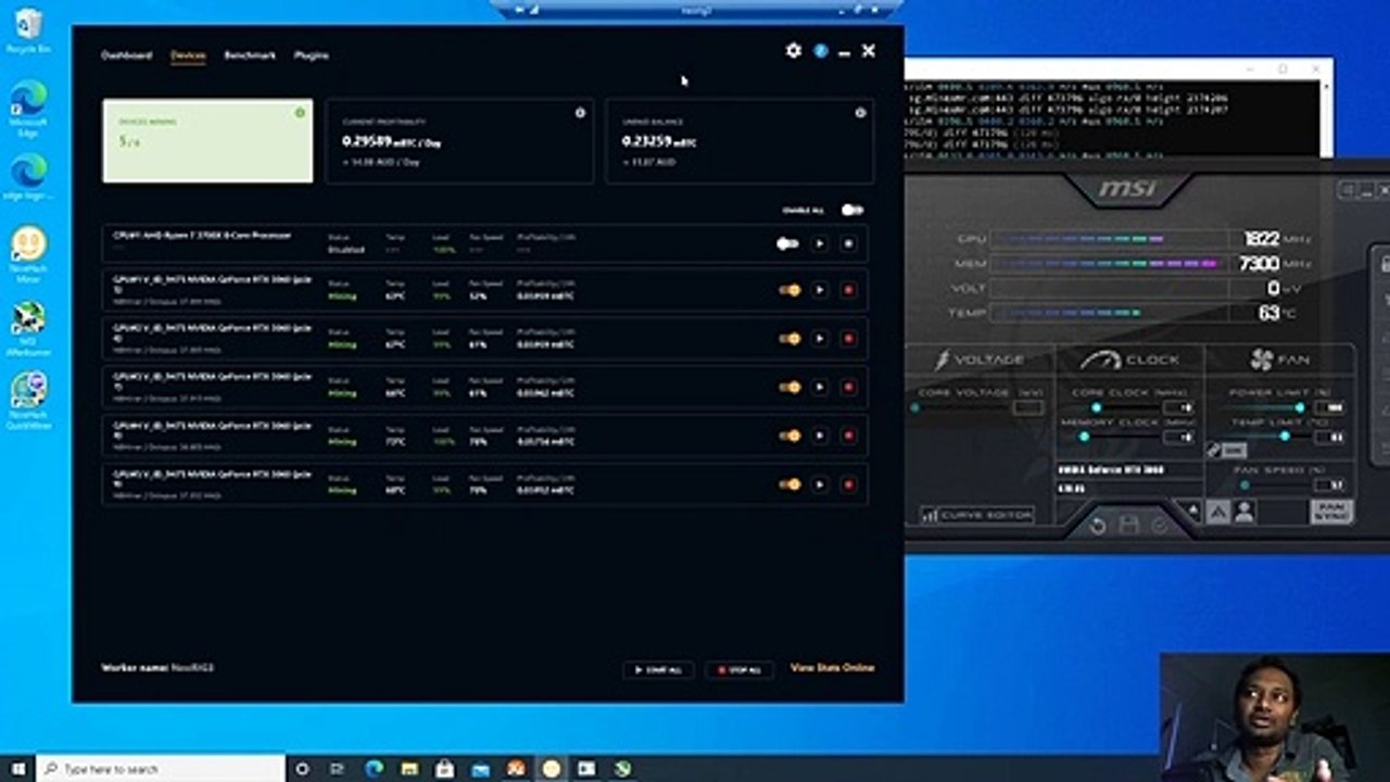 Mining Issue 2 - Too Much Power Consumption _ Low Hash Rate _ Over Clocking _ OC Risks _ 3060 NO NO