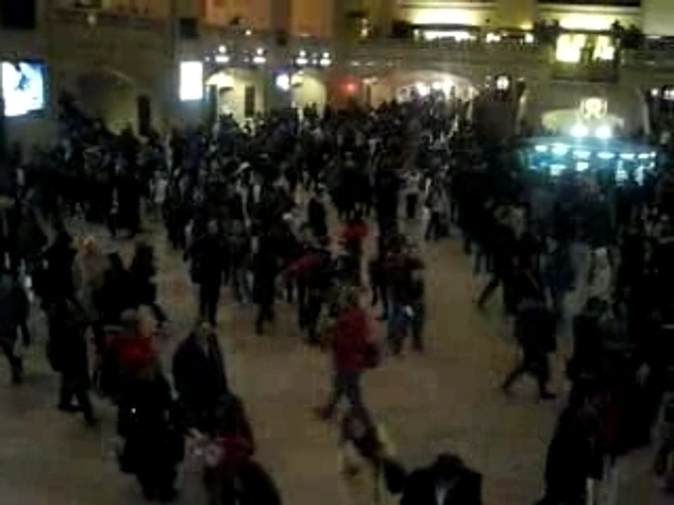 La gare Grand Central à NYC à la sortie des bureaux