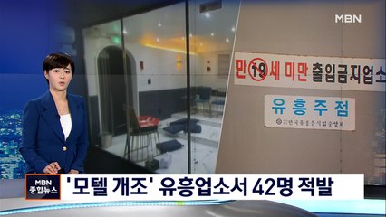 강남 '풀살롱'…모텔 개조한 무허가 유흥업소 42명 '우르르'