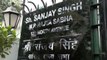 Protesters blacken AAP MP Sanjay Singh's nameplate outside his Delhi house