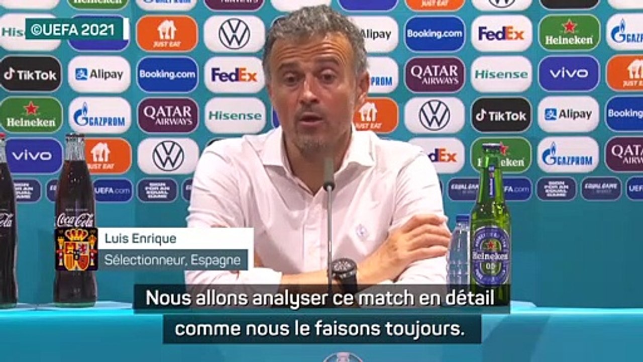 Enrique : "Nous avons eu suffisamment d'occasions pour gagner le match"