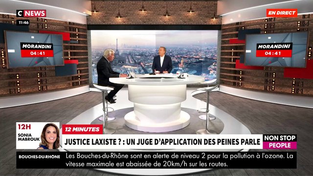 Un juge d’application des peines s’explique dans Morandini Live sur son pouvoir et le laxisme de la justice : « Je ne rends des comptes qu’à la conscience » - Regardez