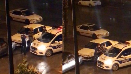 Alkollü sürücüden polise tehdit