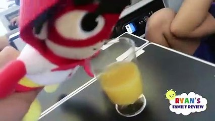 Sour Candy Challenge Kid On The Airplane Surprise Toys Opening With Ryan'S Family Review