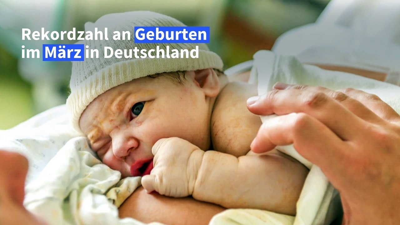 Wegen Corona: Rekordzahl an Geburten im März 2021 in Deutschland