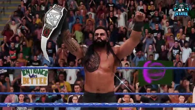 ROMAN REIGNS Wins All Championships | WWE 2K Custom Story