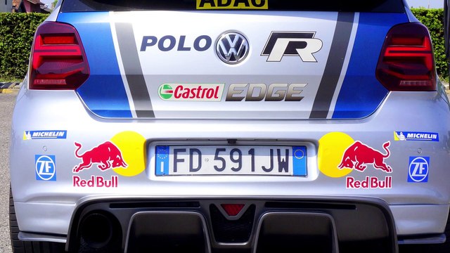 VW POLO WRC REPLICA REAR DIFFUSER EXHAUST SOUND
