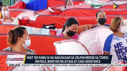 下载视频: Higit 100 pamilya na nasunugan sa Delpan bridge sa Tondo, Maynila, binigyan ng ayuda at cash assistance