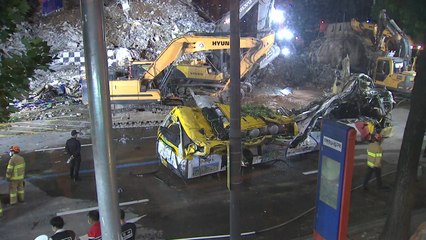 굴착기 기사 등 2명 사전 영장...재개발 조합 등 추가 압수수색 / YTN