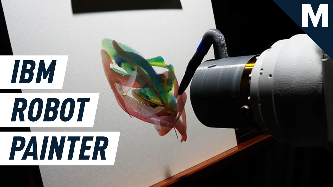 AI robot artist adapts style according to how many brushstrokes it is allowed to make