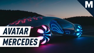 This bizarre glowing Mercedes concept car was somehow inspired by 'Avatar'
